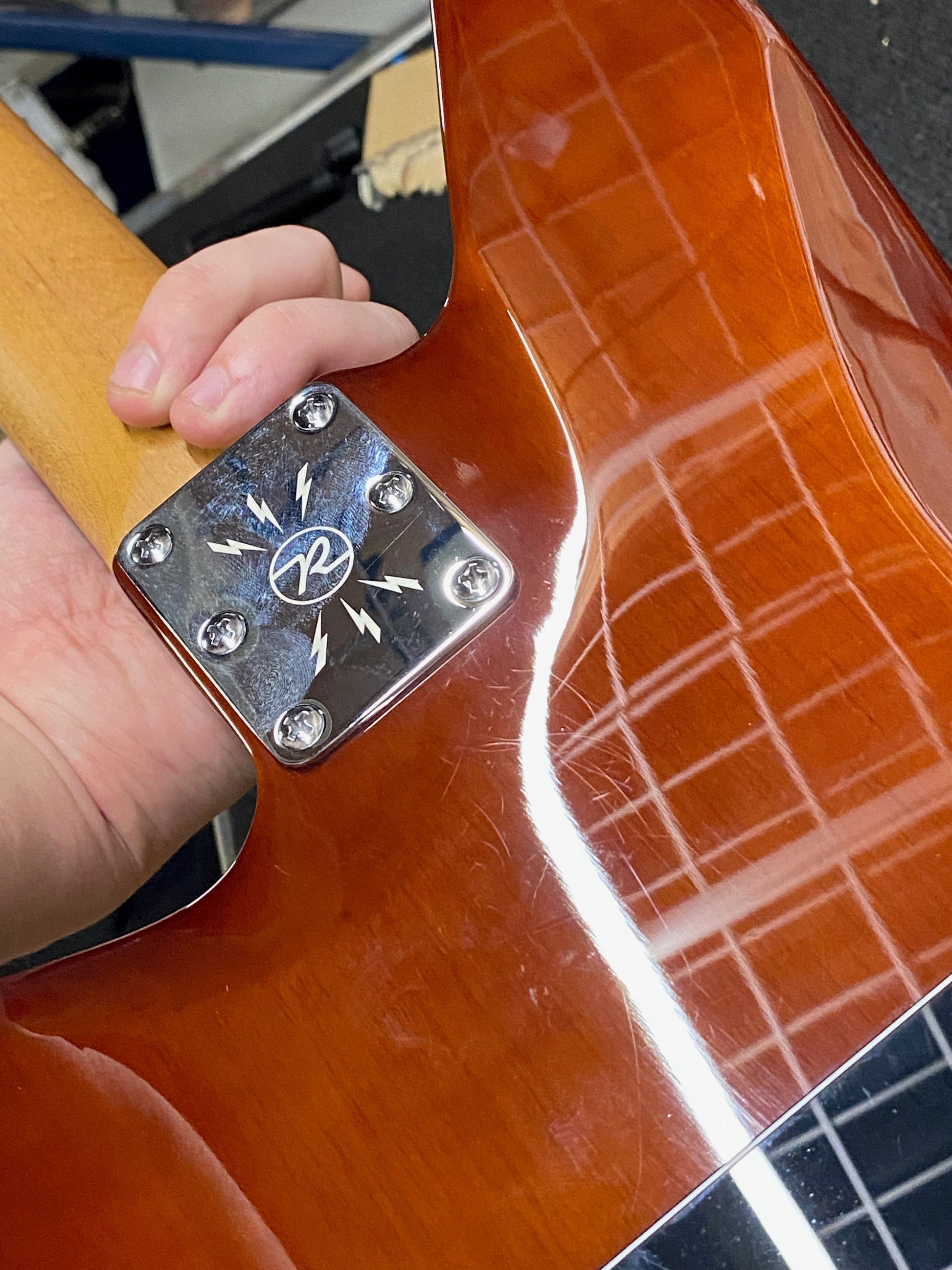 Reverend Tommy Koffin Signature Gold Sparkle Electric Guitars / Solid Body