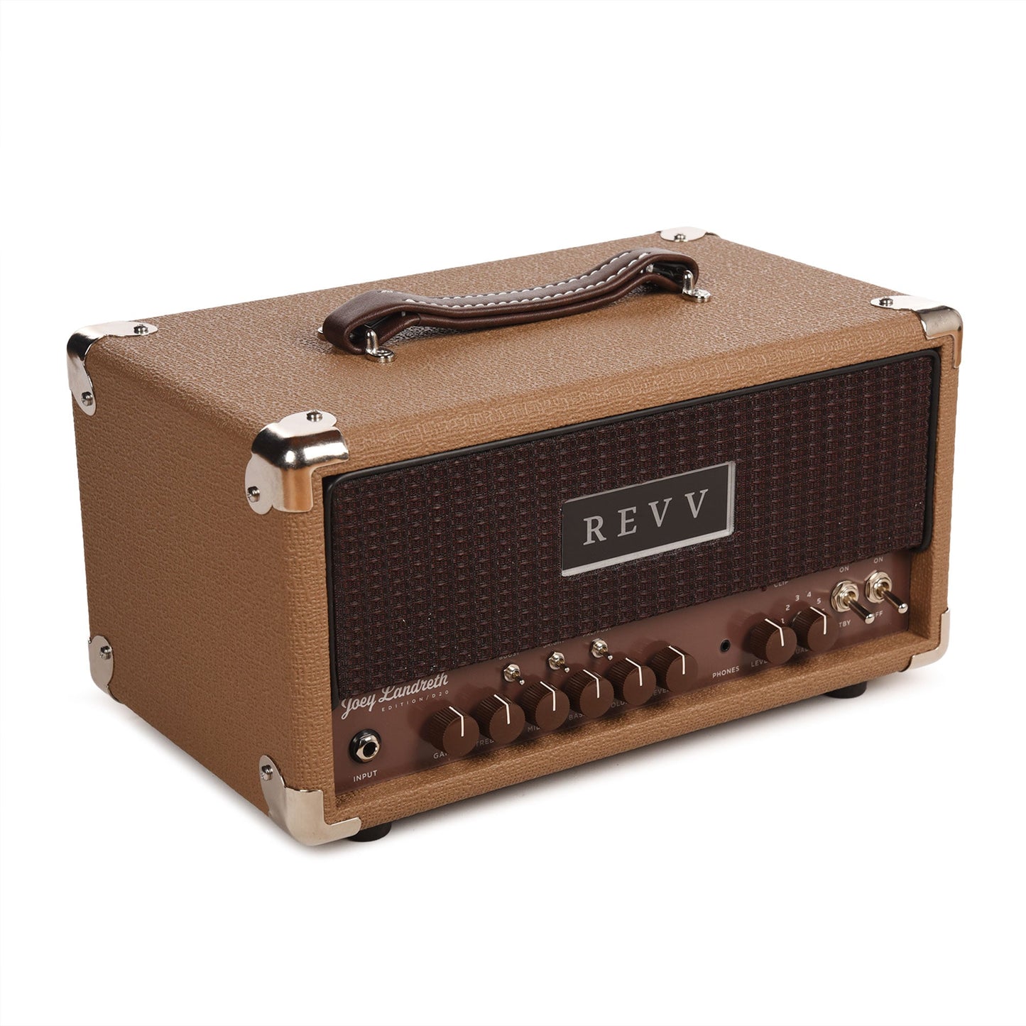 Revv D20 20w Tube Amplifier Head Brown Face Joey Landreth Edition DEMO Amplifiers