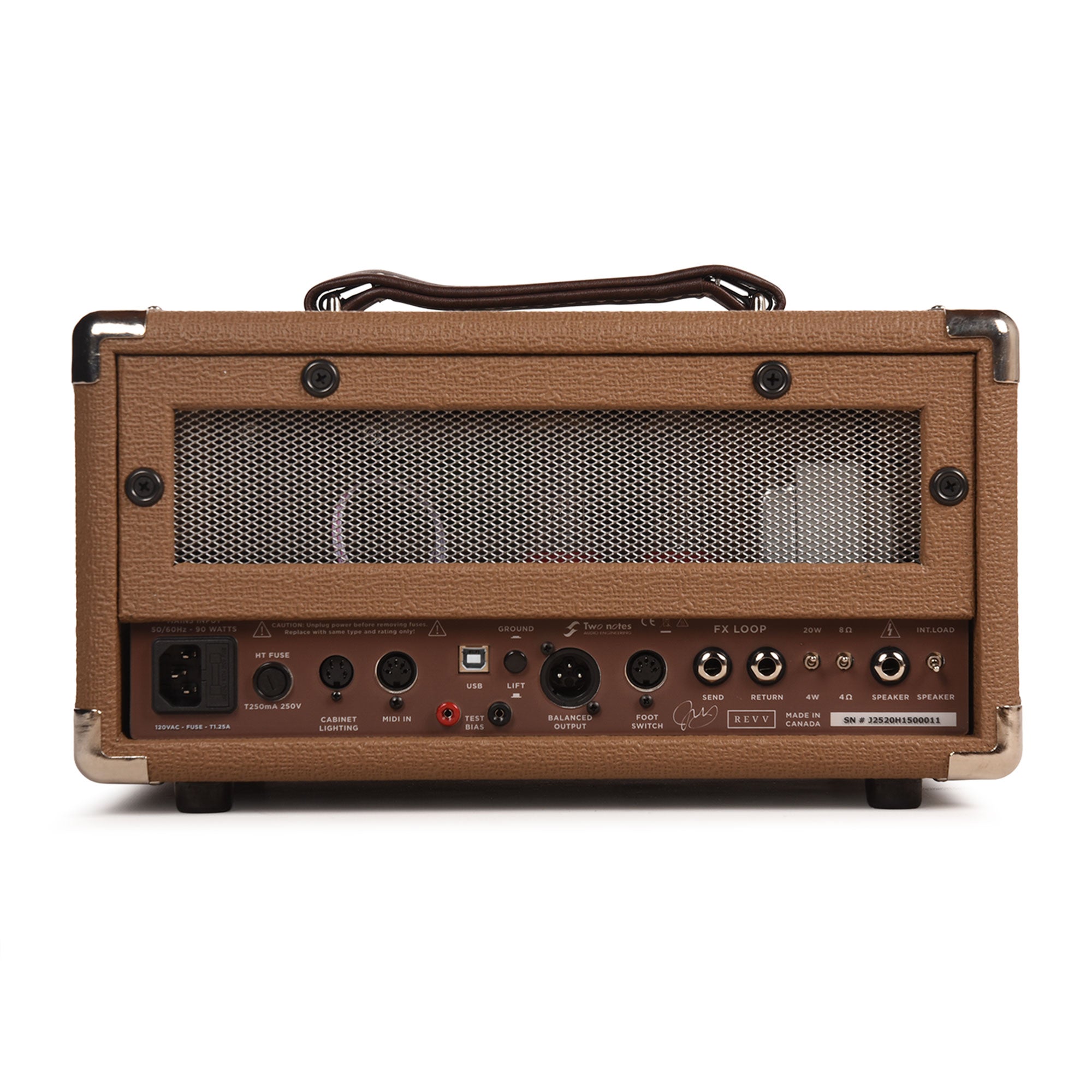 Revv D20  20w Tube Amplifier Head Brown Face Joey Landreth Edition Amps / Guitar Amps / Guitar Heads