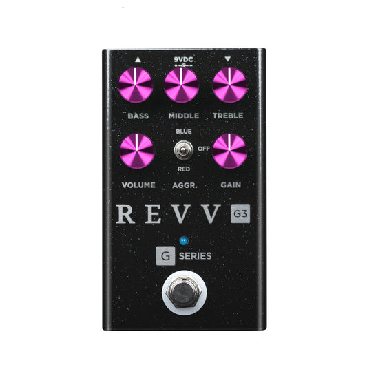 Revv G3 Preamp/Overdrive/Distortion Pedal Black Sparkle Effects and Pedals / Overdrive and Boost