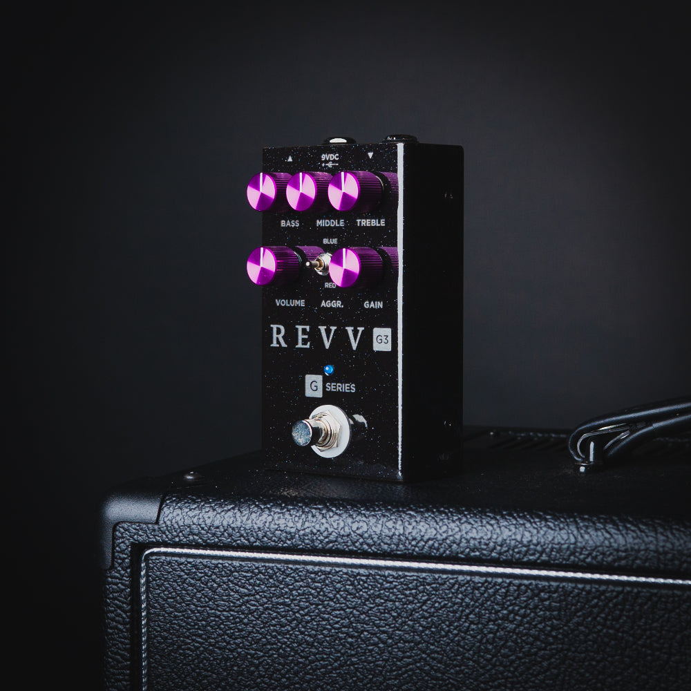 Revv G3 Preamp/Overdrive/Distortion Pedal Black Sparkle Effects and Pedals / Overdrive and Boost
