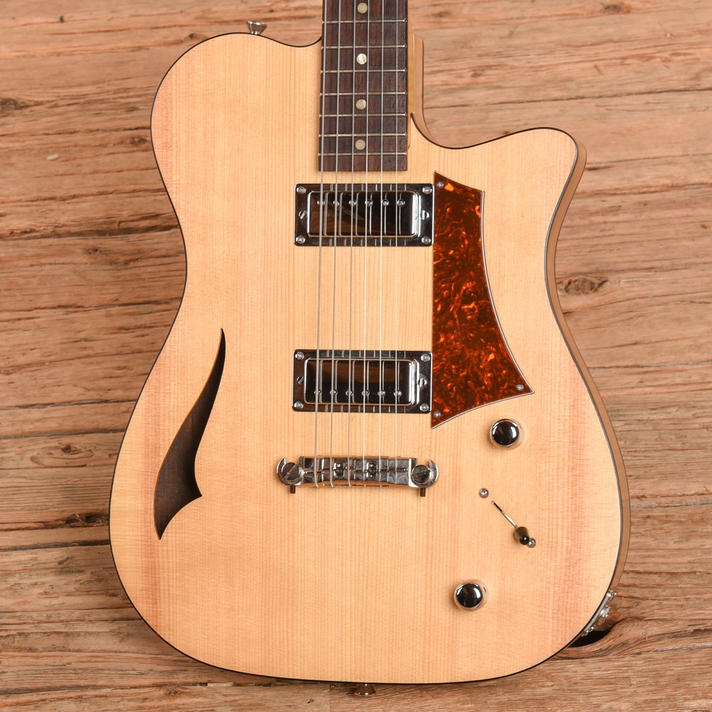 Rice Osprey Natural Electric Guitars / Semi-Hollow