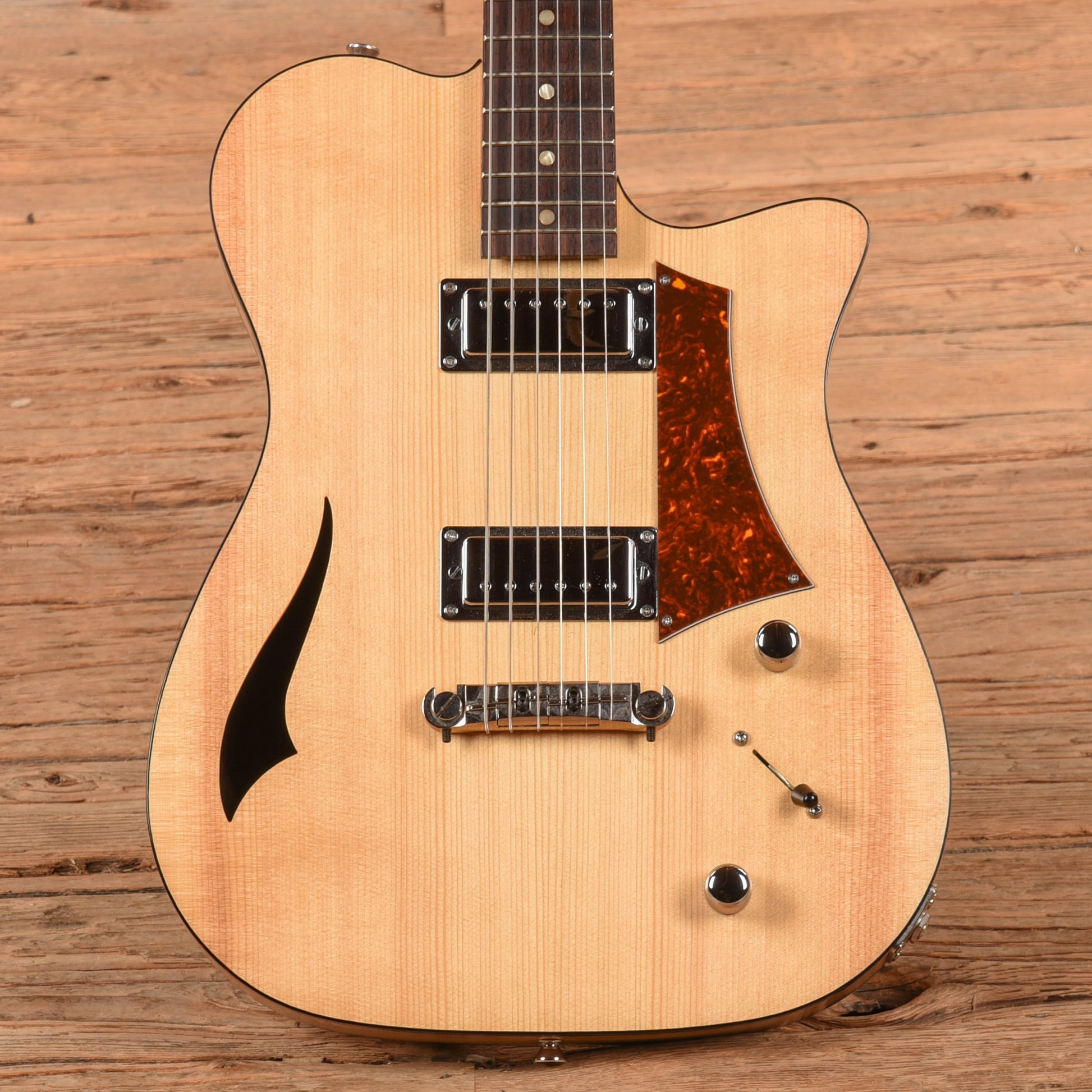 Rice Osprey Natural Electric Guitars / Semi-Hollow