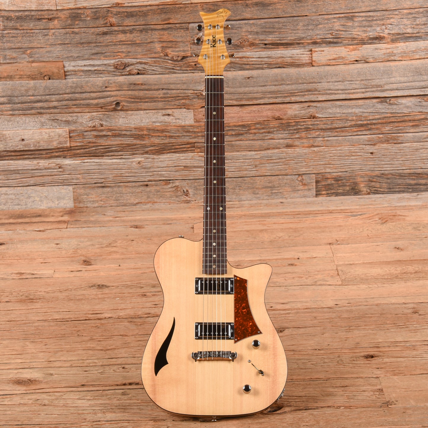 Rice Osprey Natural Electric Guitars / Semi-Hollow