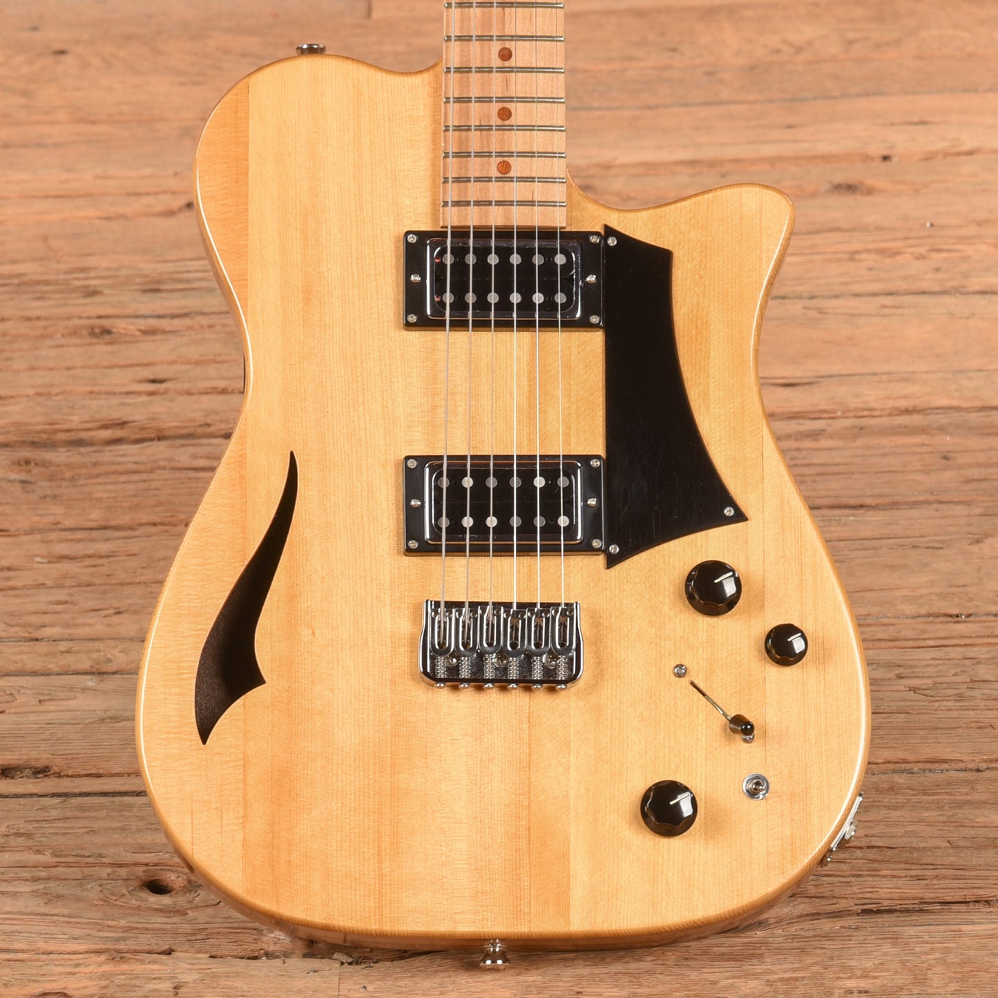 Rice Osprey Standard + Natural Electric Guitars / Semi-Hollow