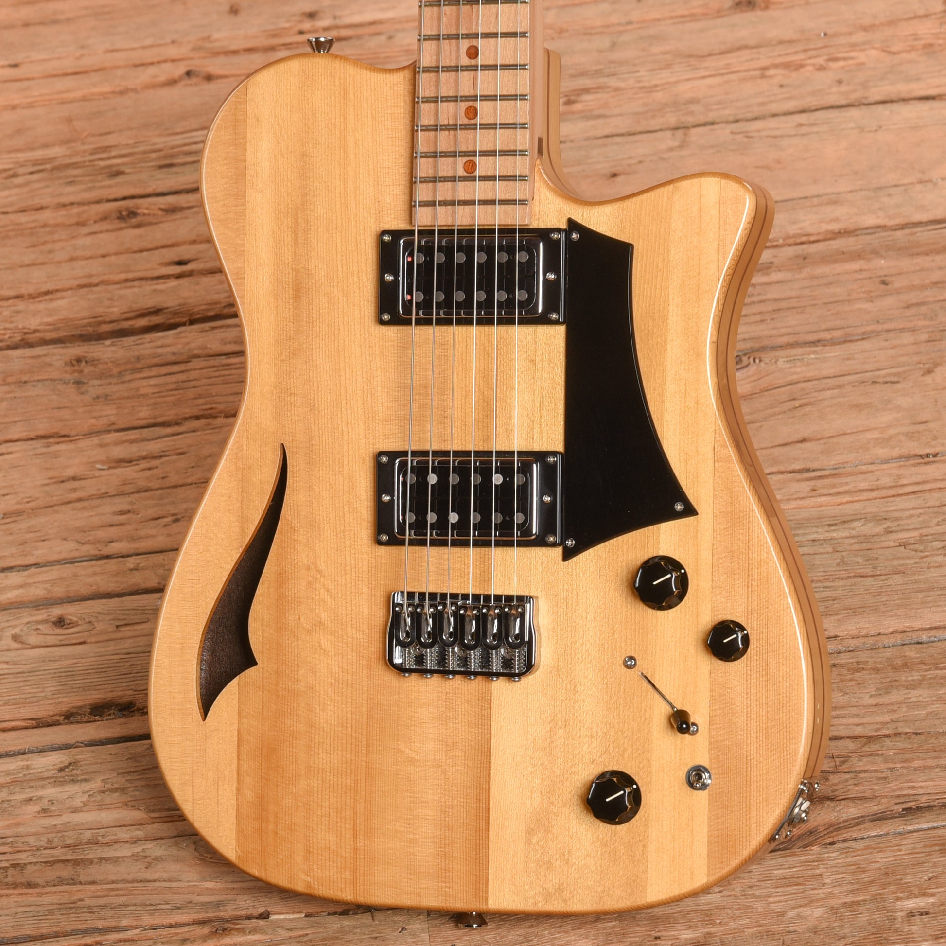 Rice Osprey Standard + Natural Electric Guitars / Semi-Hollow