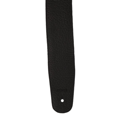 Richter Luxury Guitar Strap Genuine Leather Padded Monster Black Straps