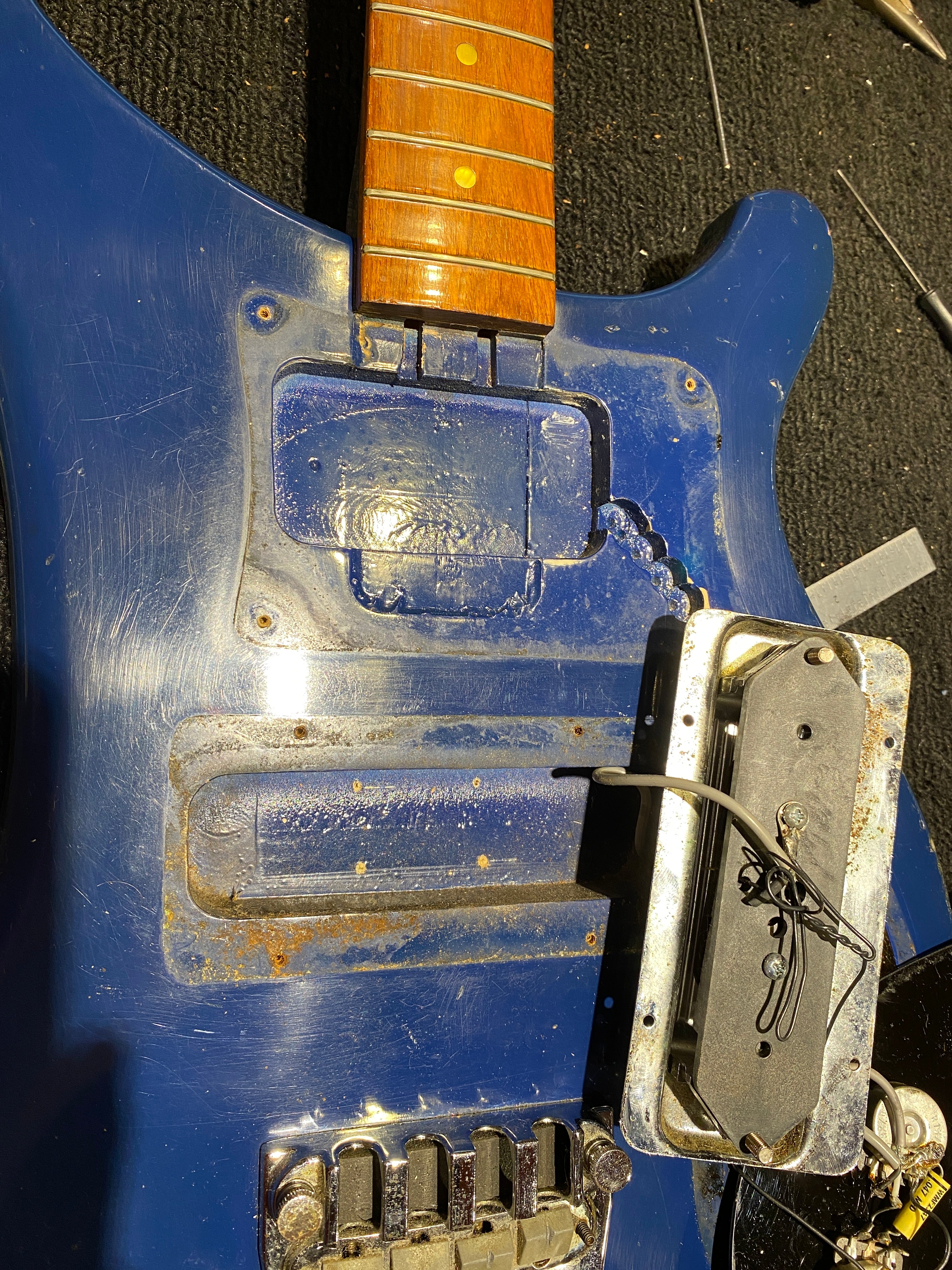 Rickenbacker 4000 Bass Midnight Blue 1980 Bass Guitars / 4-String