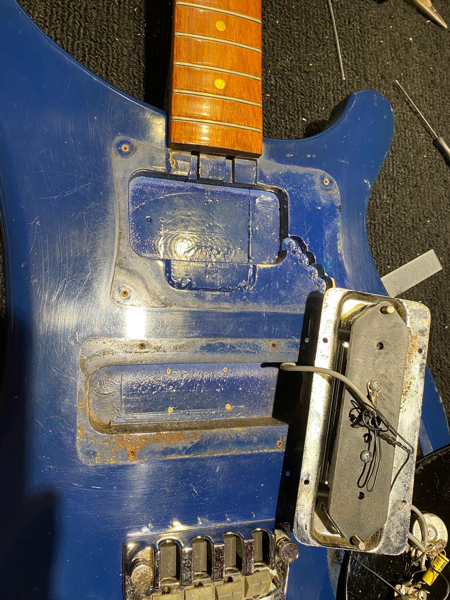 Rickenbacker 4000 Bass Midnight Blue 1980 Bass Guitars / 4-String
