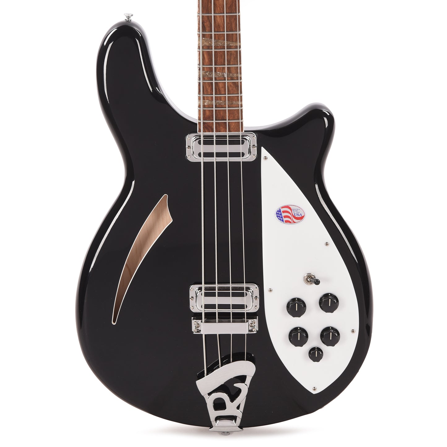 Rickenbacker 4005V Semi-Hollow Bass JetGlo Bass Guitars / 4-String
