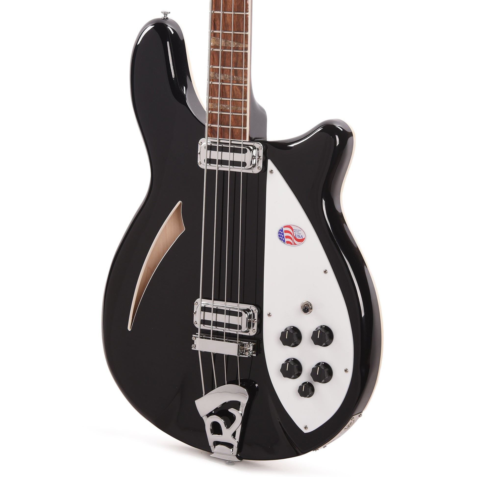 Rickenbacker 4005V Semi-Hollow Bass JetGlo Bass Guitars / 4-String