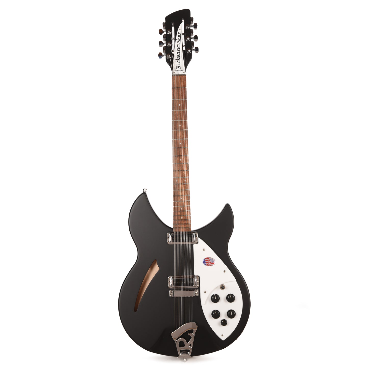 Rickenbacker 330/12 12-String Matte Black Electric Guitars / 12-String