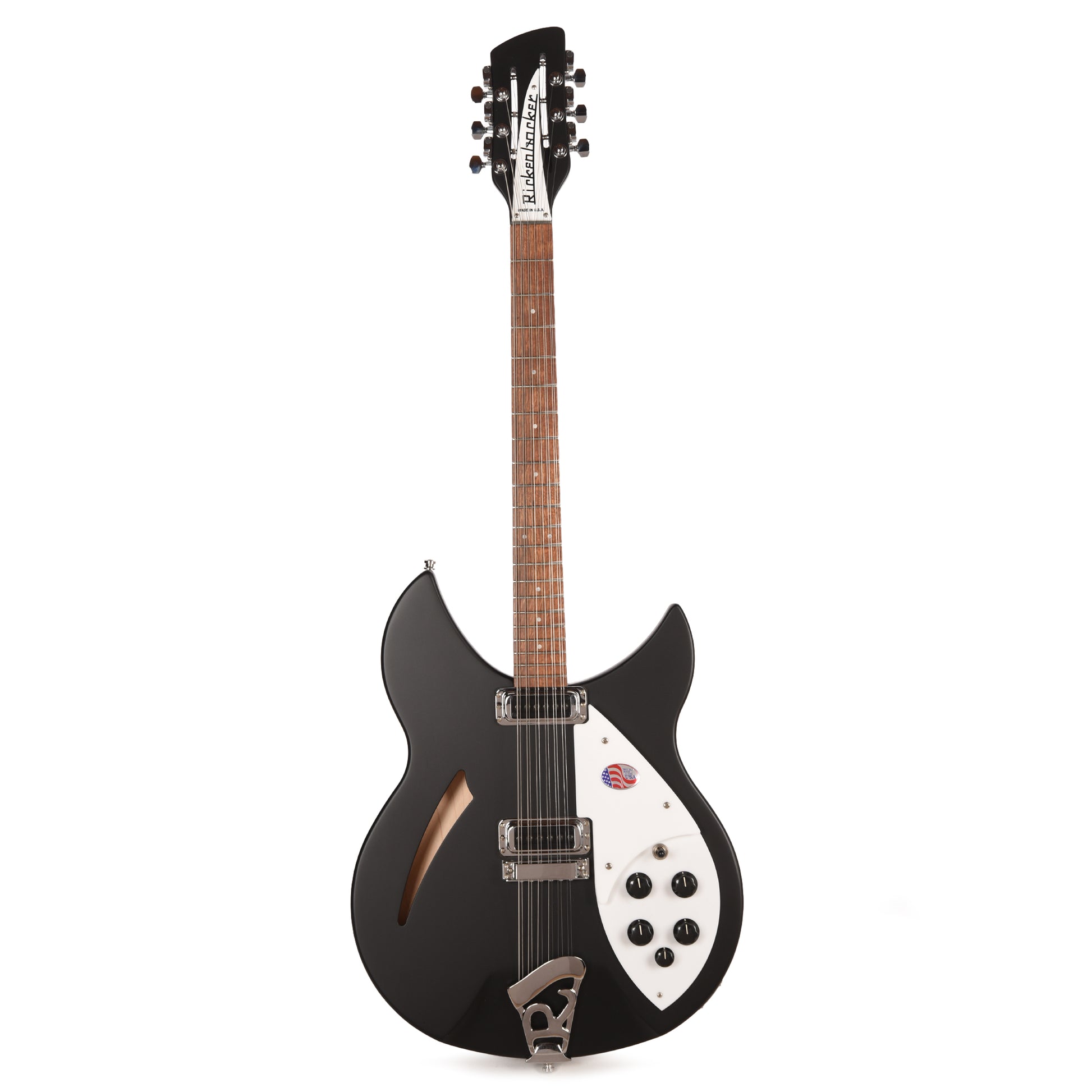 Rickenbacker 330/12 12-String Matte Black Electric Guitars / 12-String