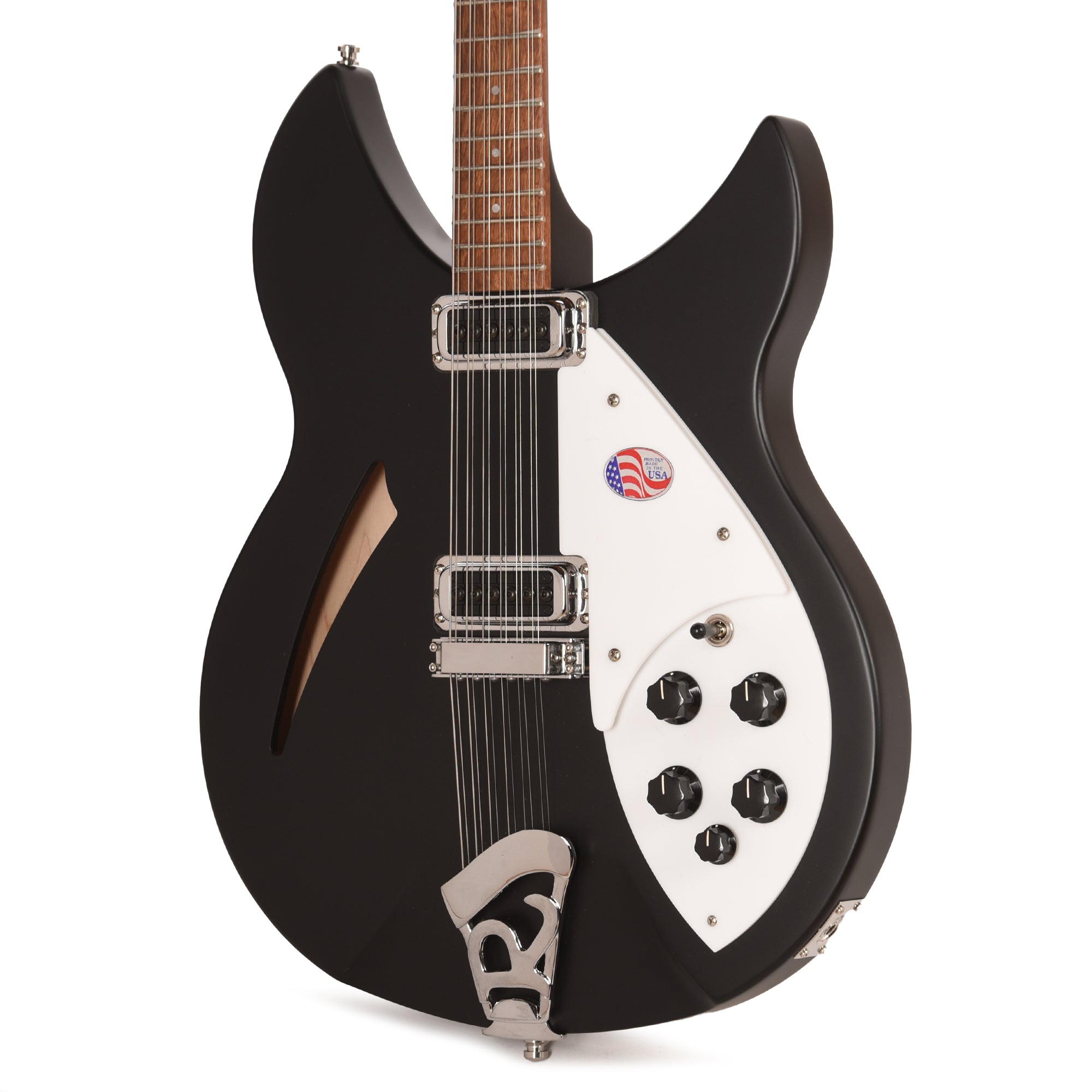 Rickenbacker 330/12 12-String Matte Black Electric Guitars / 12-String