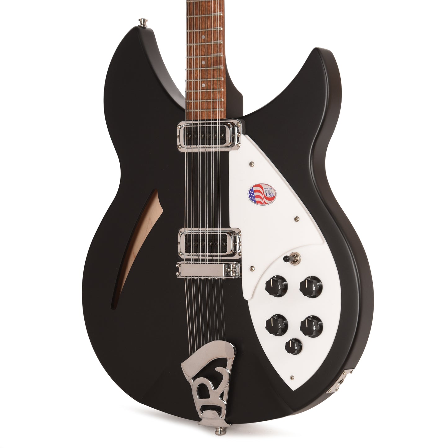 Rickenbacker 330/12 12-String Matte Black Electric Guitars / 12-String
