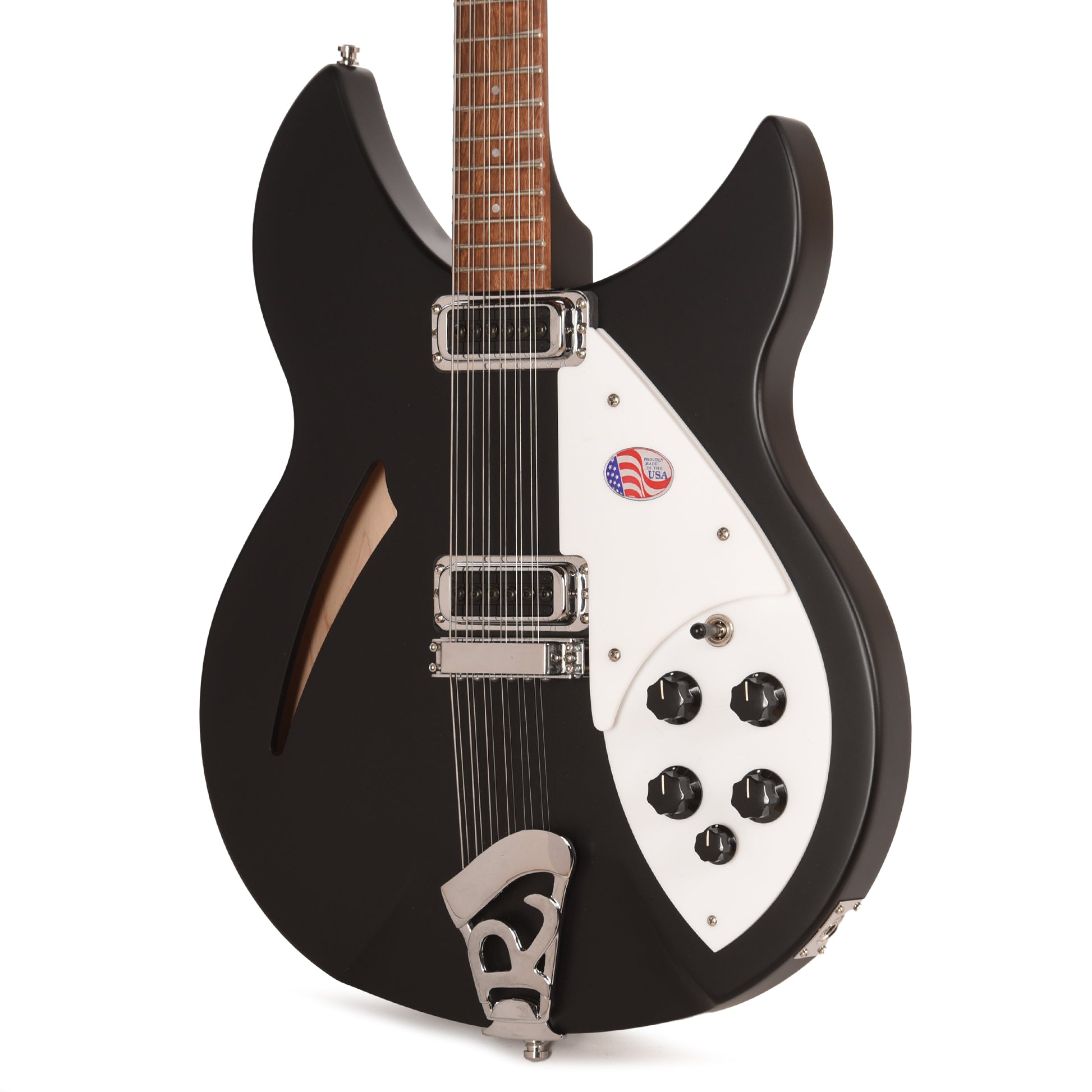 Rickenbacker 330/12 12-String Matte Black Electric Guitars / 12-String