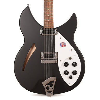 Rickenbacker 330/12 12-String Matte Black Electric Guitars / 12-String