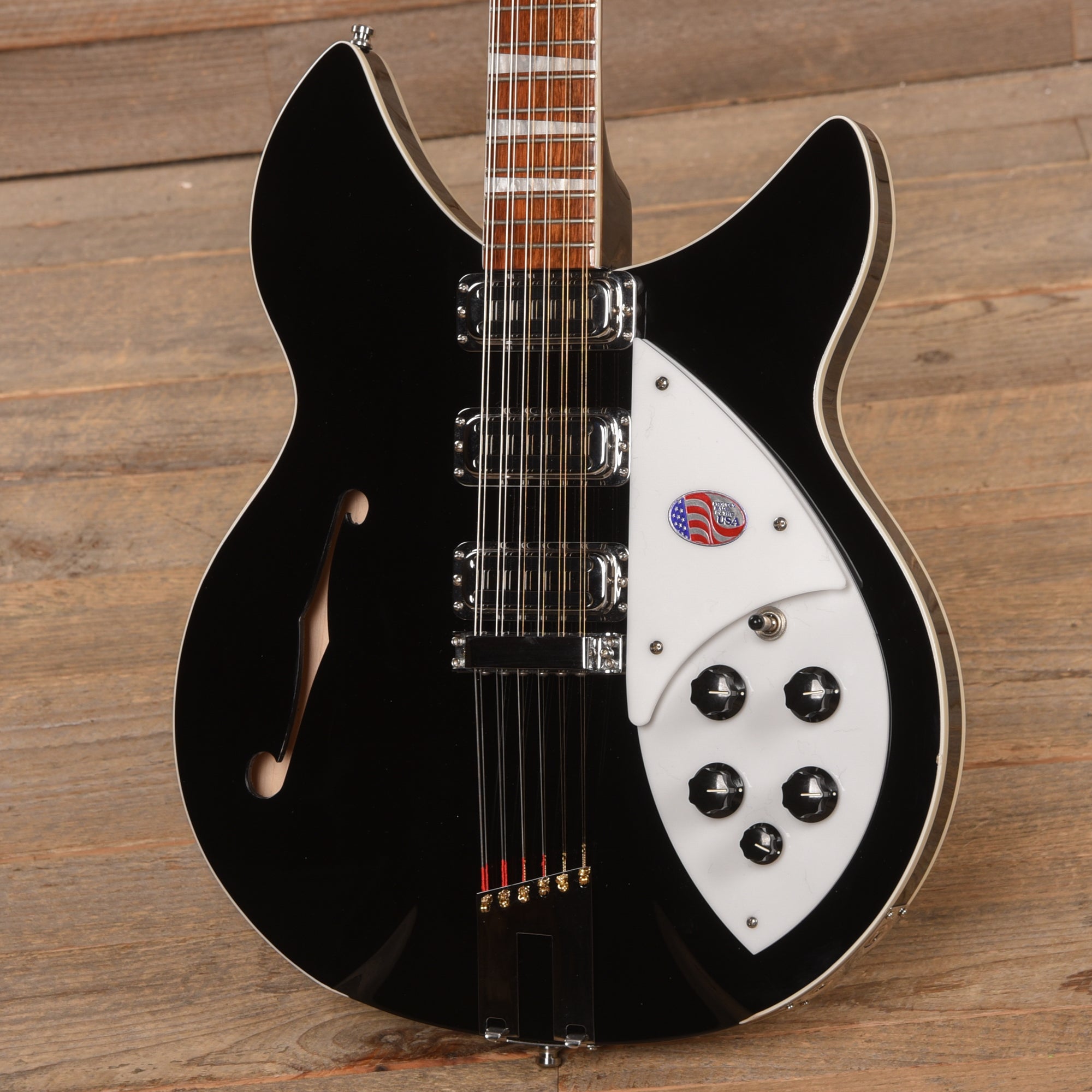 Rickenbacker 1993Plus 12-String Jetglo Electric Guitars / Semi-Hollow
