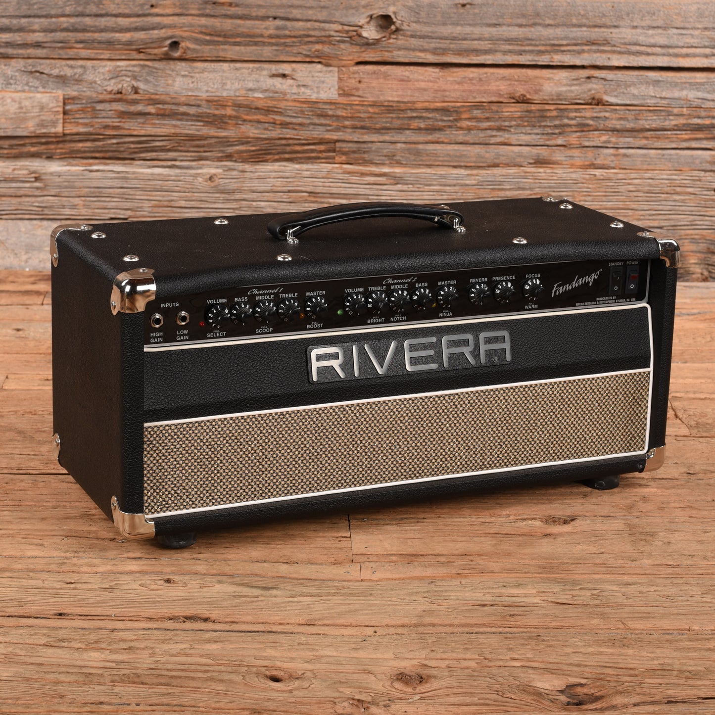 Rivera Fandango 100 2-Channel 100-Watt Guitar Amp Head Amplifiers