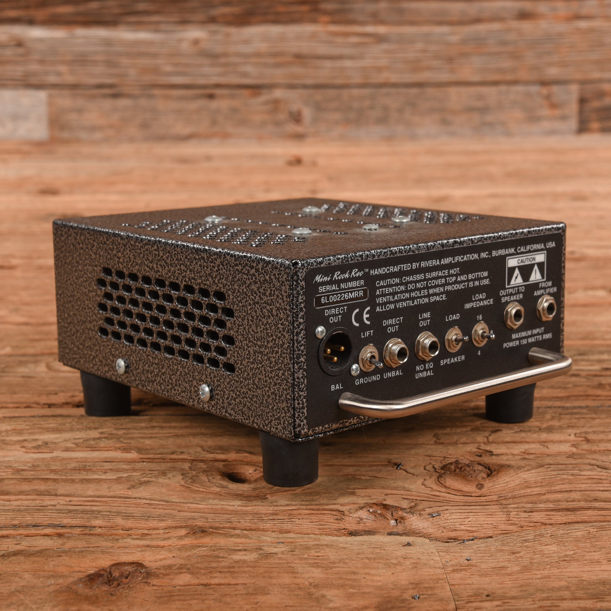 Rivera Rock Crusher Mini RockRec Power Attenuator & Load Box 4/8/16 Ohm Amps / Amp Attenuators