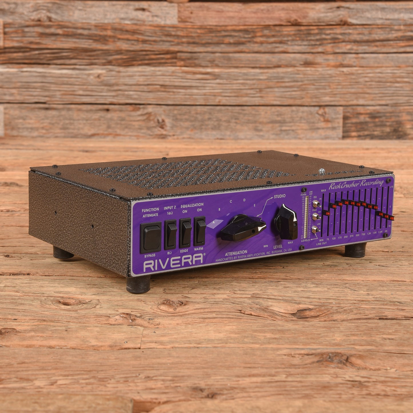 Rivera RockCrusher Recording Power Attenuator & Load Box 8/16 Ohm w/ EQ Amps / Amp Attenuators