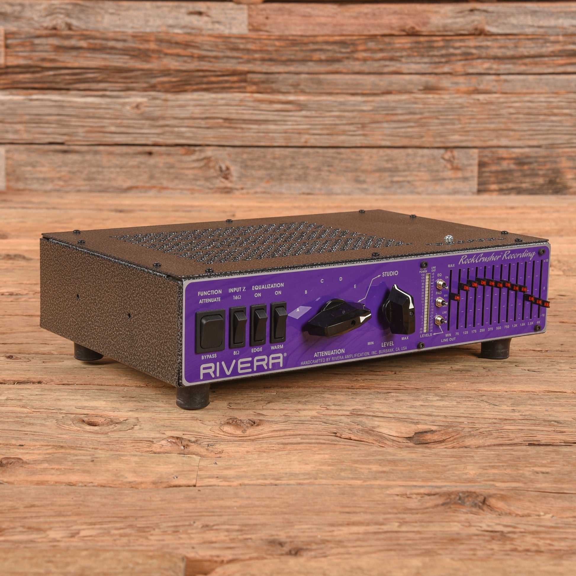 Rivera RockCrusher Recording Power Attenuator & Load Box 8/16 Ohm w/ EQ Amps / Amp Attenuators