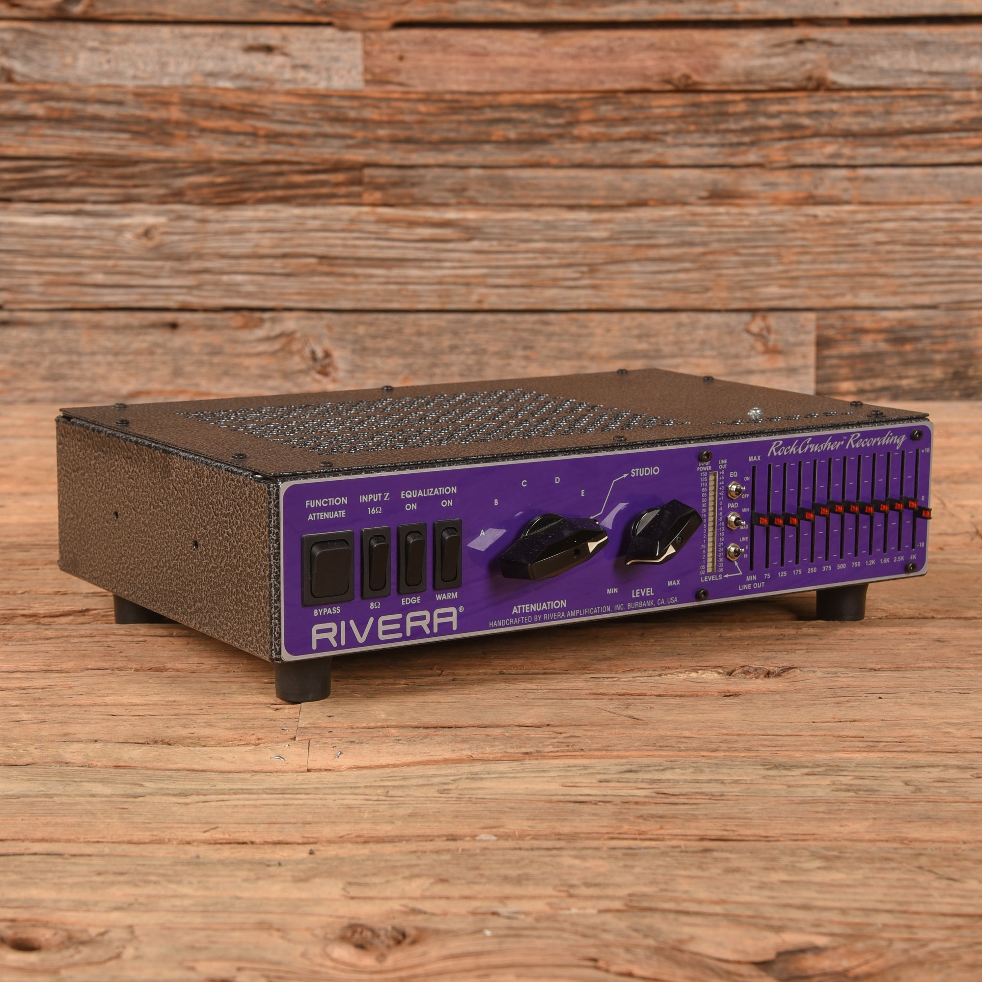 Rivera RockCrusher Recording Power Attenuator & Load Box 8/16 Ohm w/ E ...