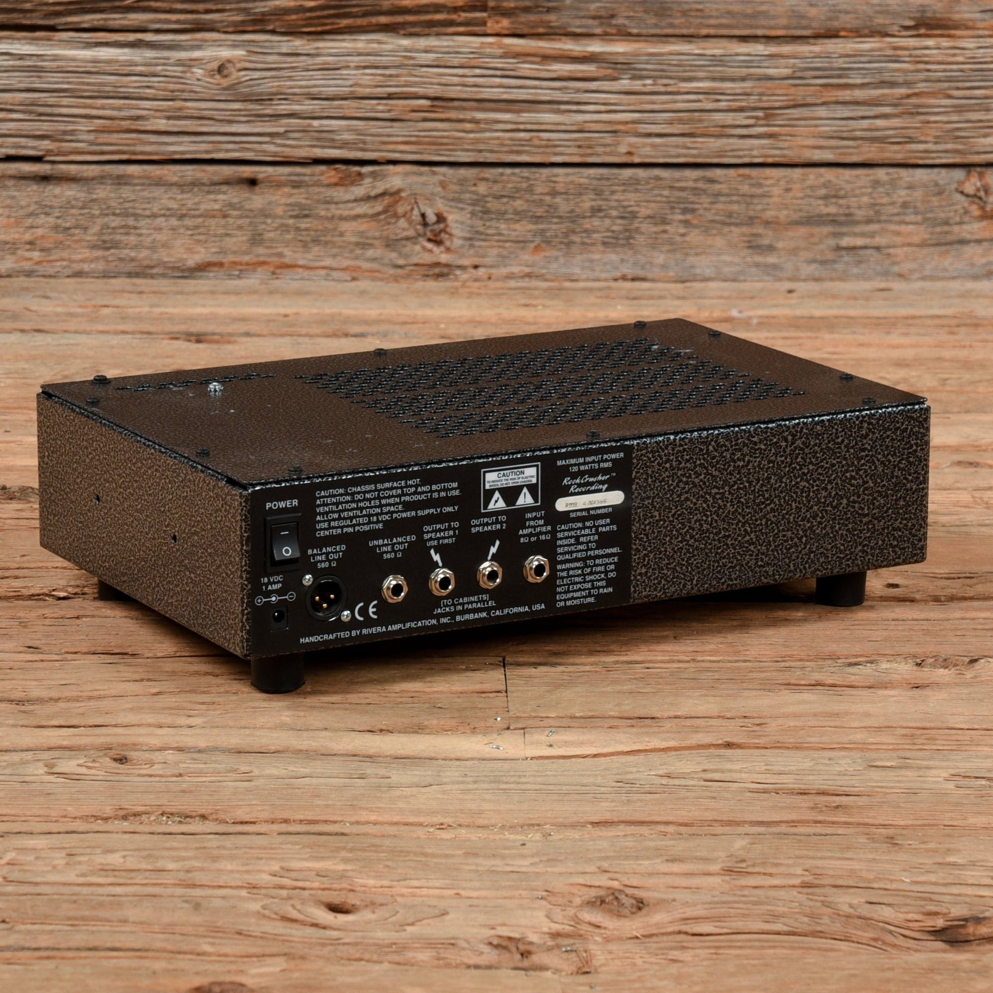 Rivera RockCrusher Recording Power Attenuator & Load Box 8/16 Ohm w/ EQ Amps / Attenuators