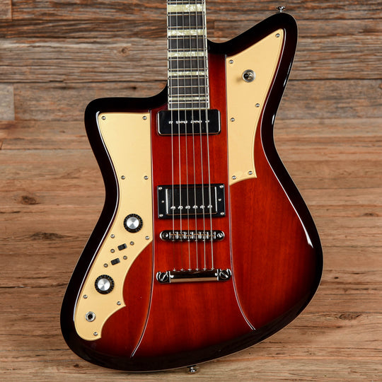 Rivolta by Novo Mondata Baritone Sunburst  LEFTY Electric Guitars / Solid Body