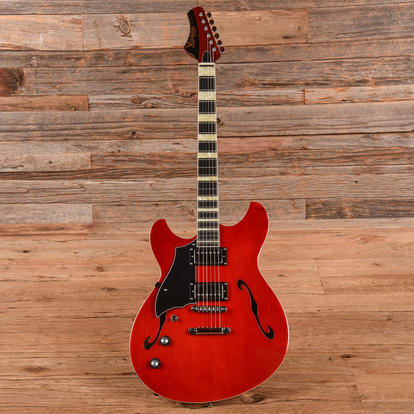 Rivolta by Novo Regata VII Rosso Red  LEFTY Electric Guitars / Solid Body