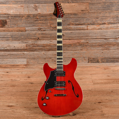 Rivolta by Novo Regata VII Rosso Red  LEFTY Electric Guitars / Solid Body