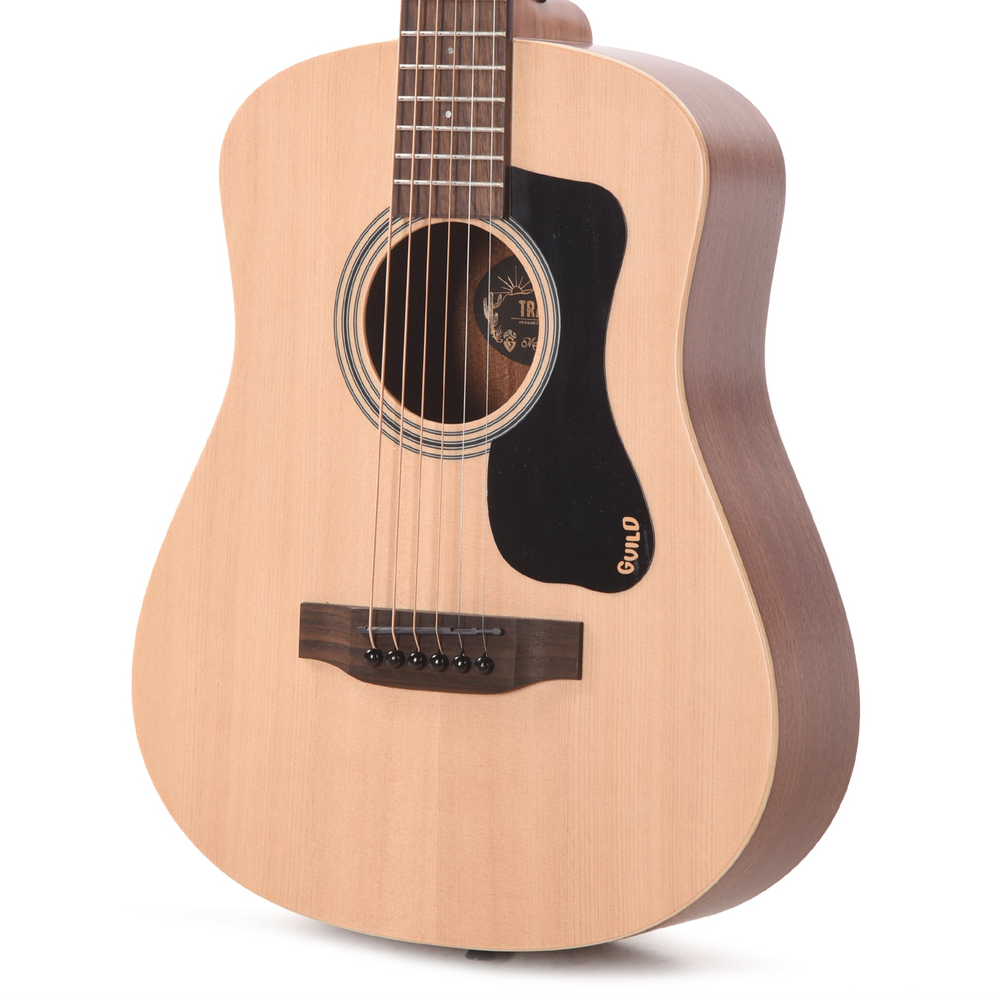 Guild Travel Spruce Short Scale Acoustic Guitar Natural