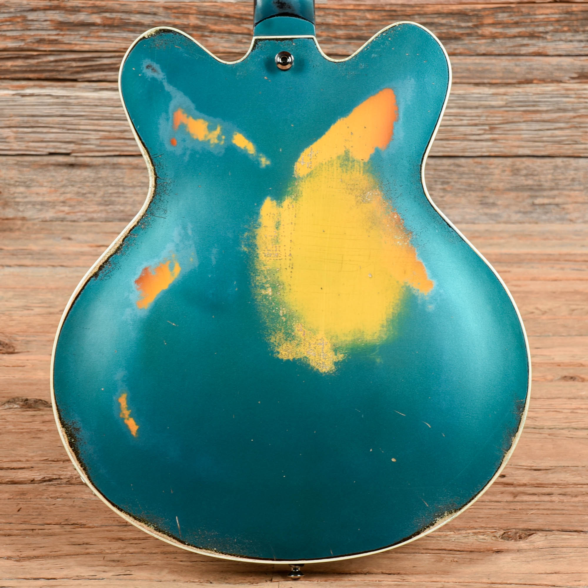 Rock N Roll Relics Lightning Blue over Sunburst 2021 Electric Guitars / Semi-Hollow