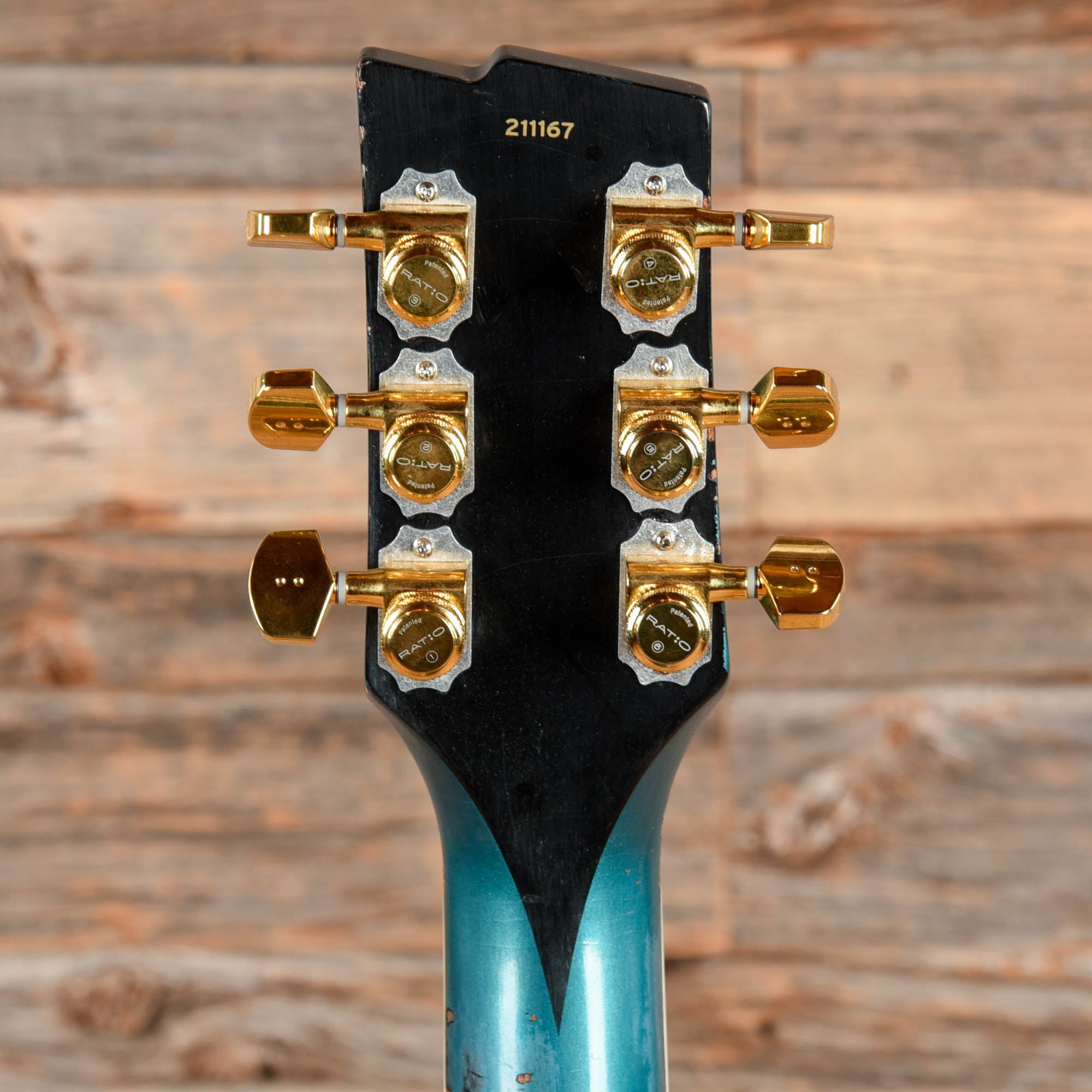 Rock N Roll Relics Lightning Blue over Sunburst 2021 Electric Guitars / Semi-Hollow