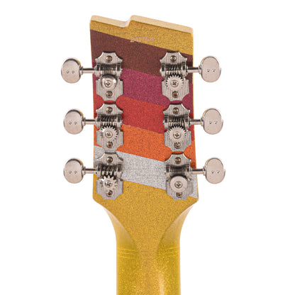 Rock n Roll Relics Revenge Jr Van Series "Fall" Yellow/Gold Sparkle w/Humbucker Electric Guitars / Solid Body
