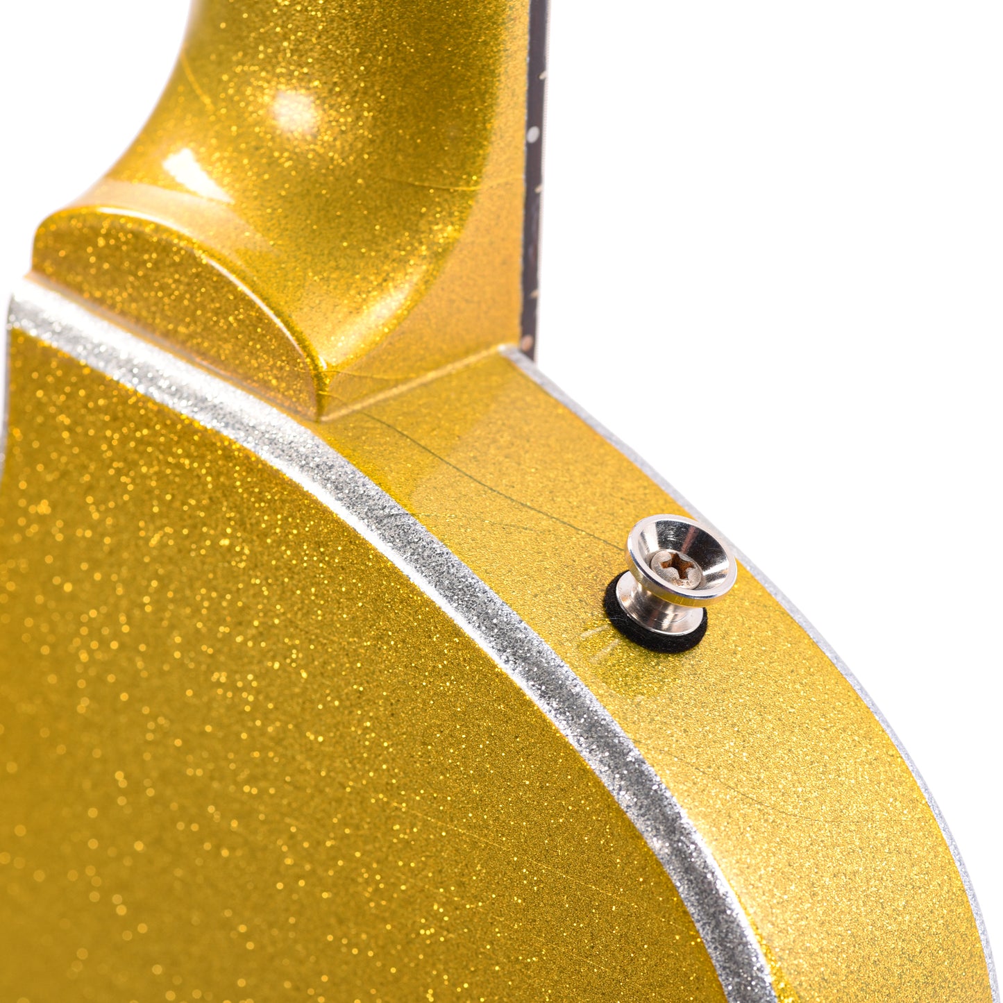 Rock n Roll Relics Revenge Jr Van Series "Fall" Yellow/Gold Sparkle w/Humbucker Electric Guitars / Solid Body