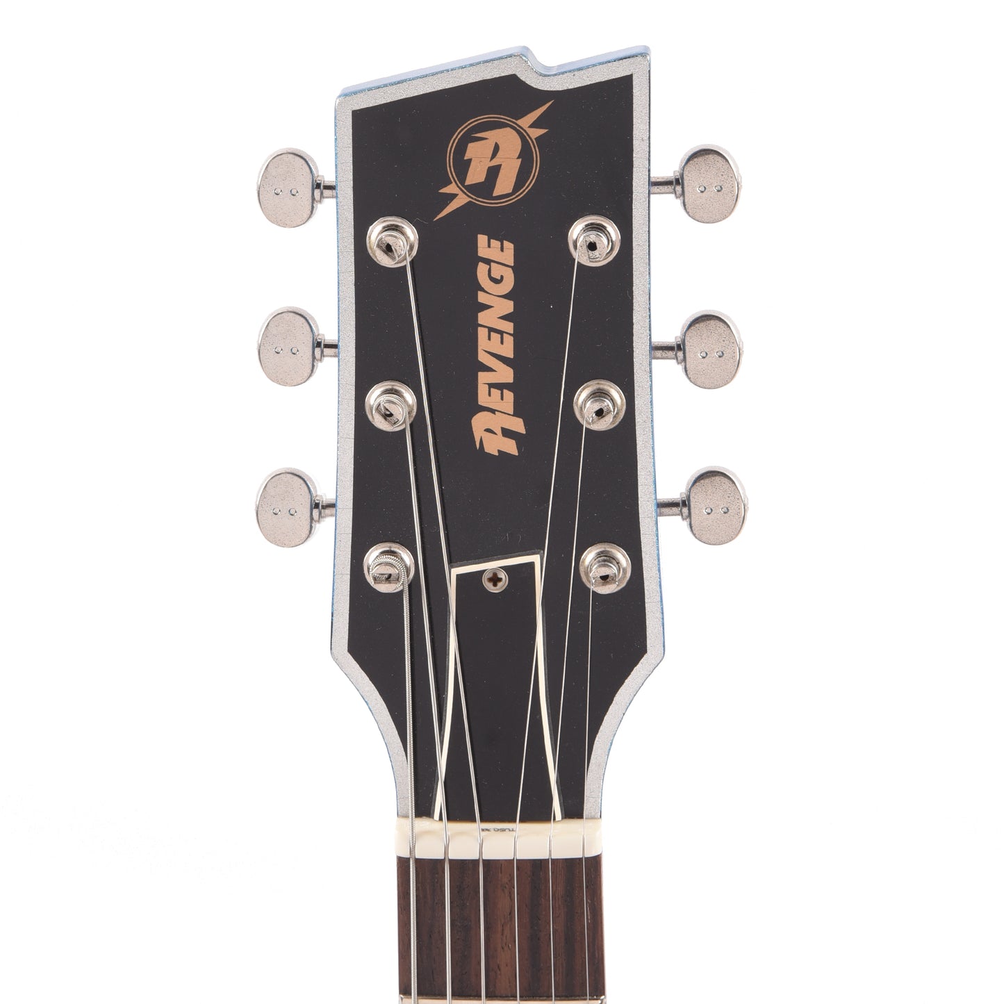 Rock n Roll Relics Revenge Jr Van Series "Winter" Blue Sparkle w/Humbucker Electric Guitars / Solid Body