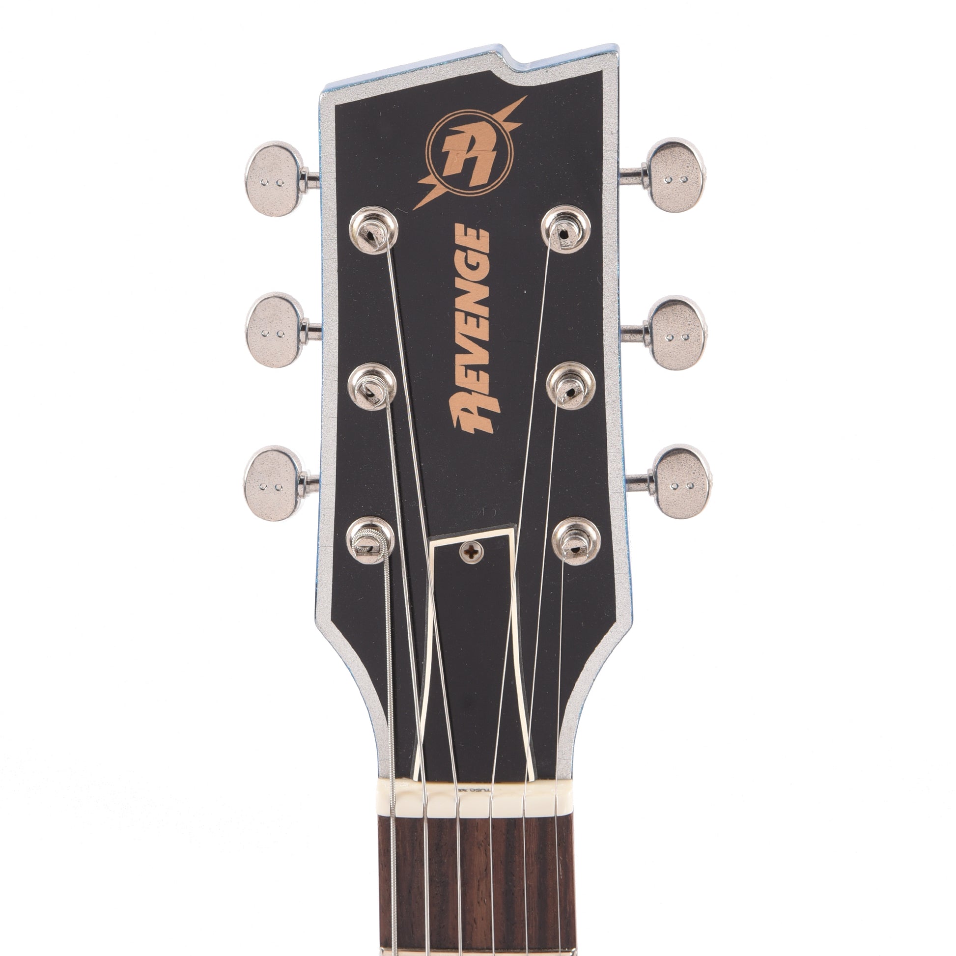 Rock n Roll Relics Revenge Jr Van Series "Winter" Blue Sparkle w/Humbucker Electric Guitars / Solid Body
