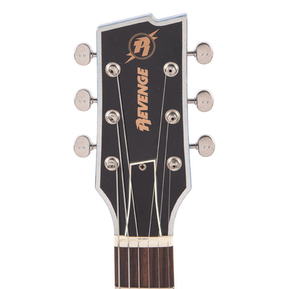Rock n Roll Relics Revenge Jr Van Series "Winter" Blue Sparkle w/Humbucker Electric Guitars / Solid Body