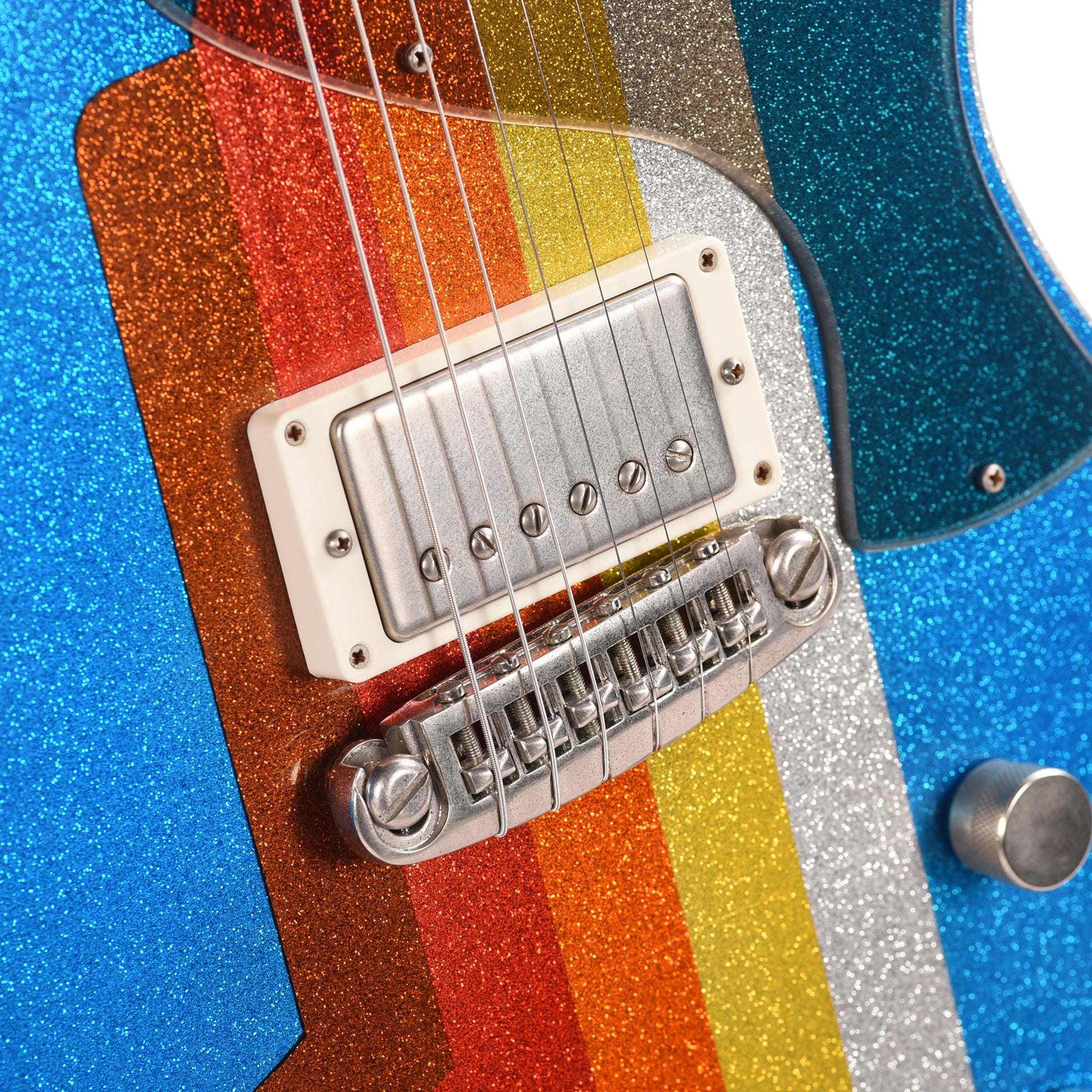 Rock n Roll Relics Revenge Jr Van Series "Winter" Blue Sparkle w/Humbucker Electric Guitars / Solid Body