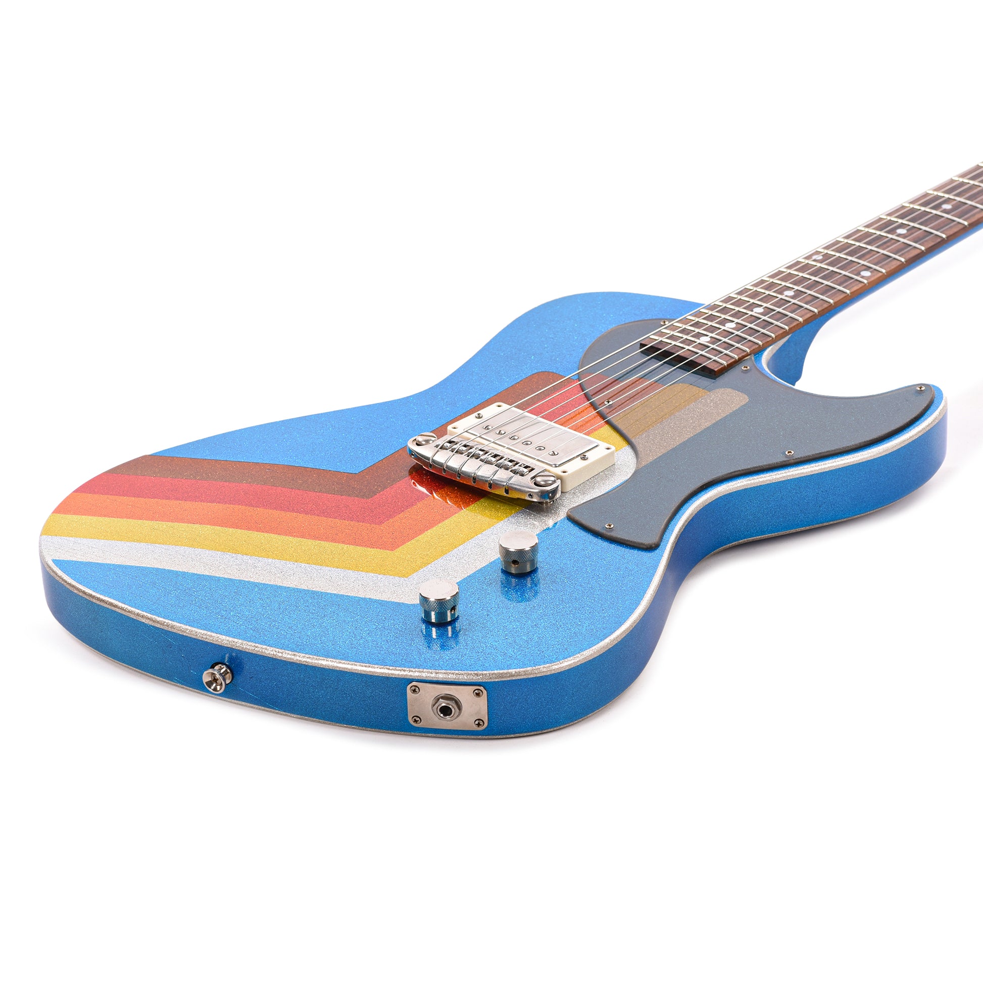 Rock n Roll Relics Revenge Jr Van Series "Winter" Blue Sparkle w/Humbucker Electric Guitars / Solid Body