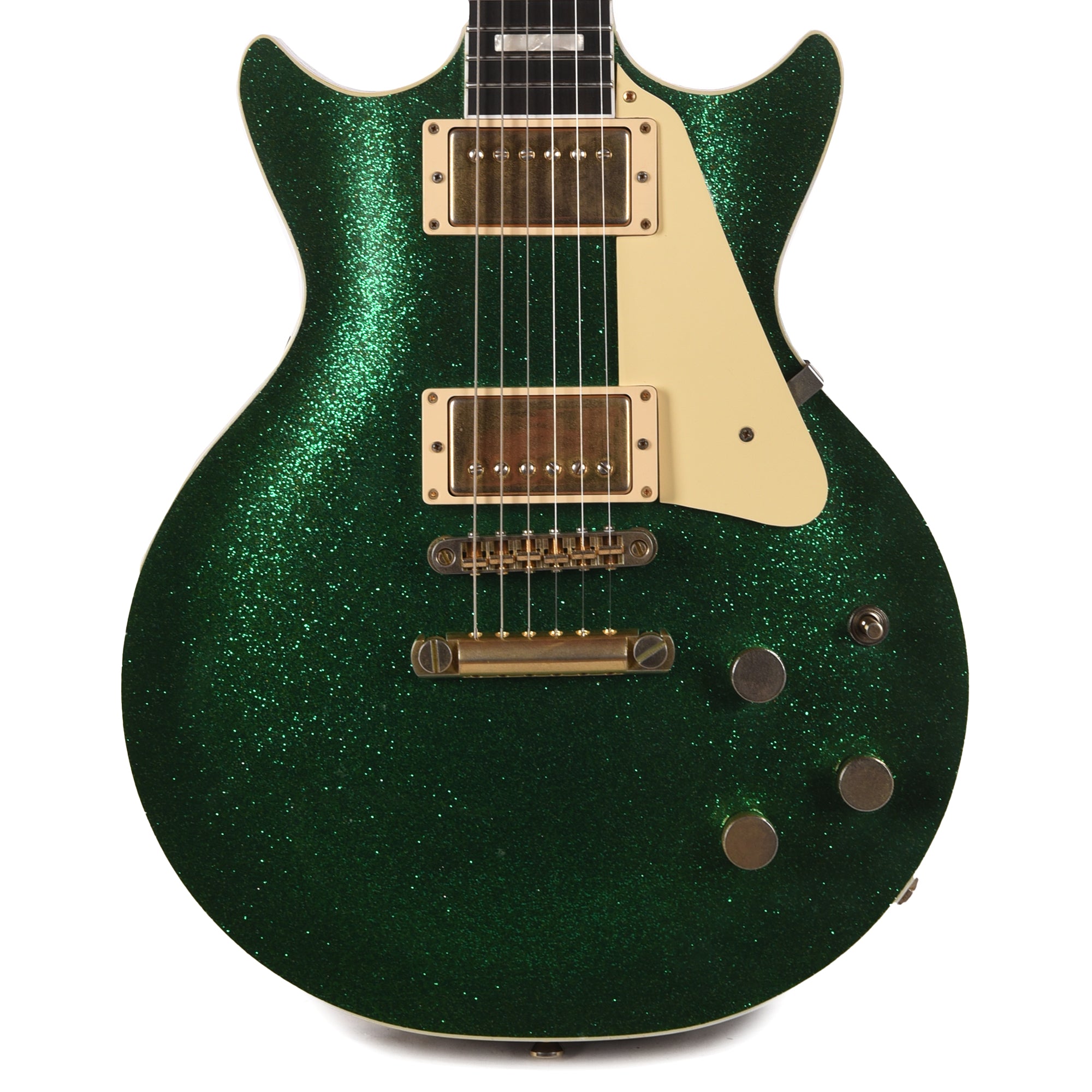 Rock n Roll Relics Starfighter Green Machine Sparkle Flake w/Humbuckers Electric Guitars / Solid Body