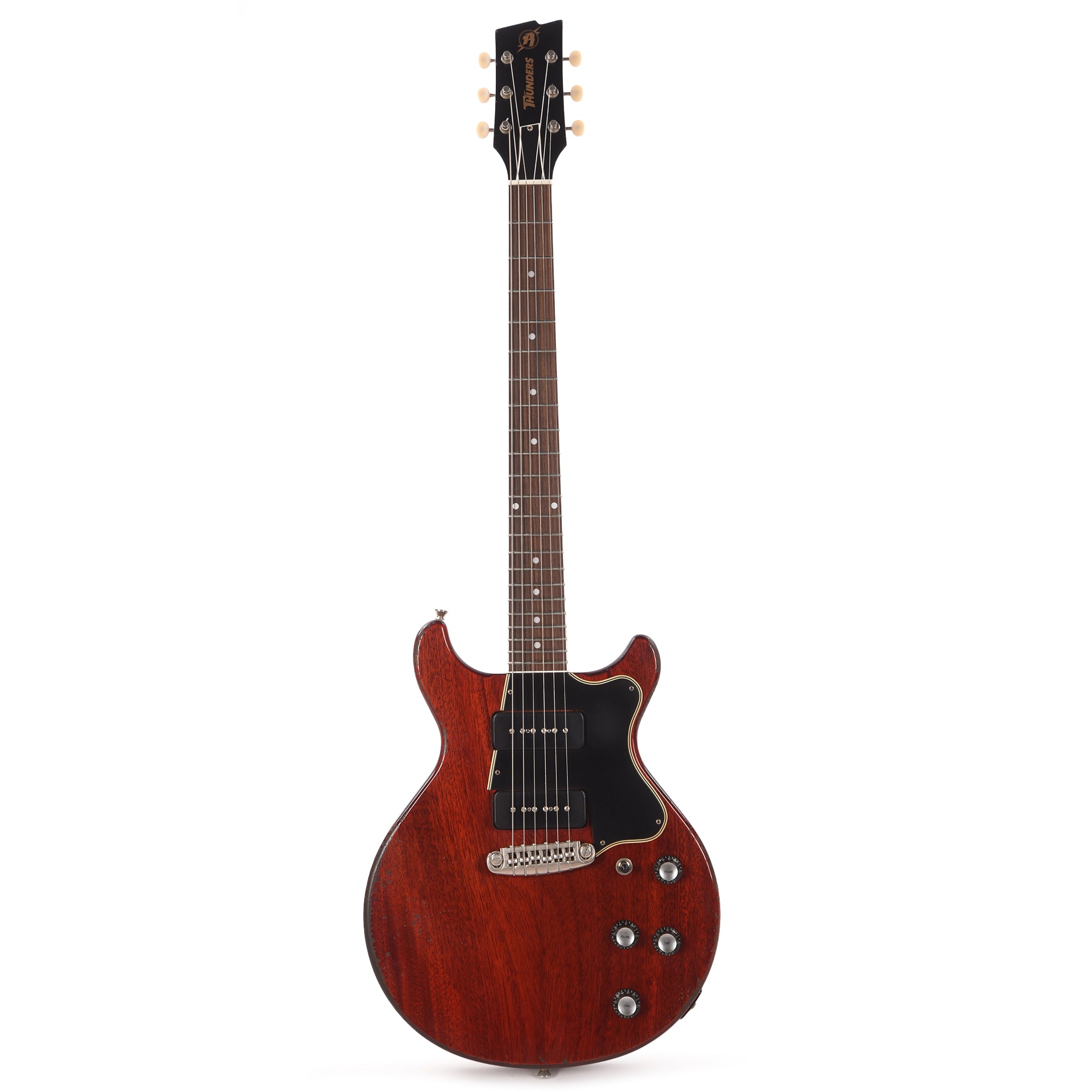 Rock n Roll Relics Thunders 2 Cherry w/P90s Electric Guitars / Solid Body