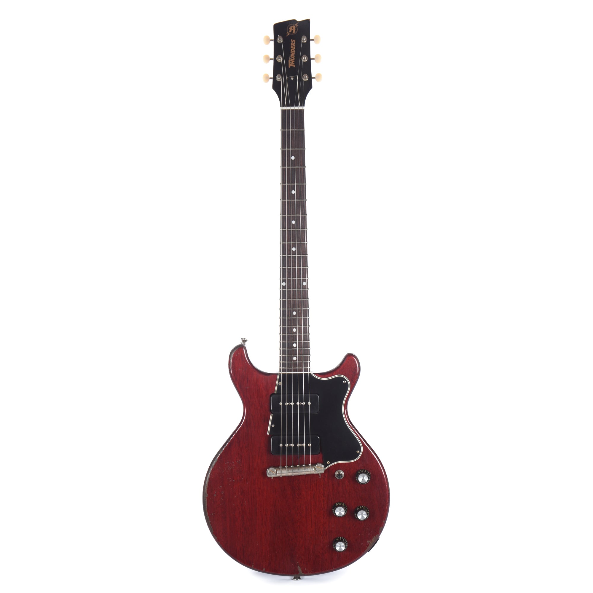 Rock n Roll Relics Thunders 2 Cherry w/P90s Electric Guitars / Solid Body