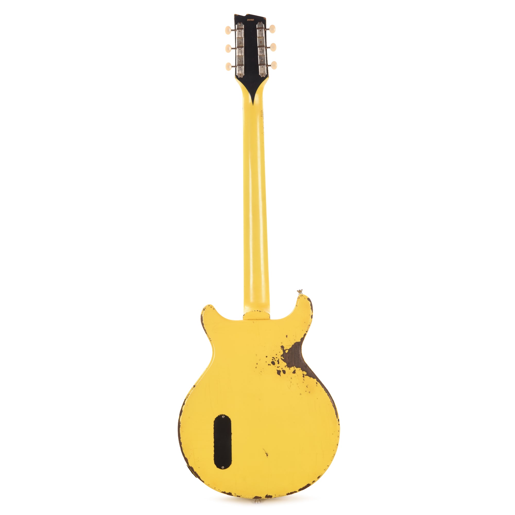 Rock 'N Roll Relics Thunders I Aged Graffiti Yellow w/Dogear Black P90 Electric Guitars / Solid Body