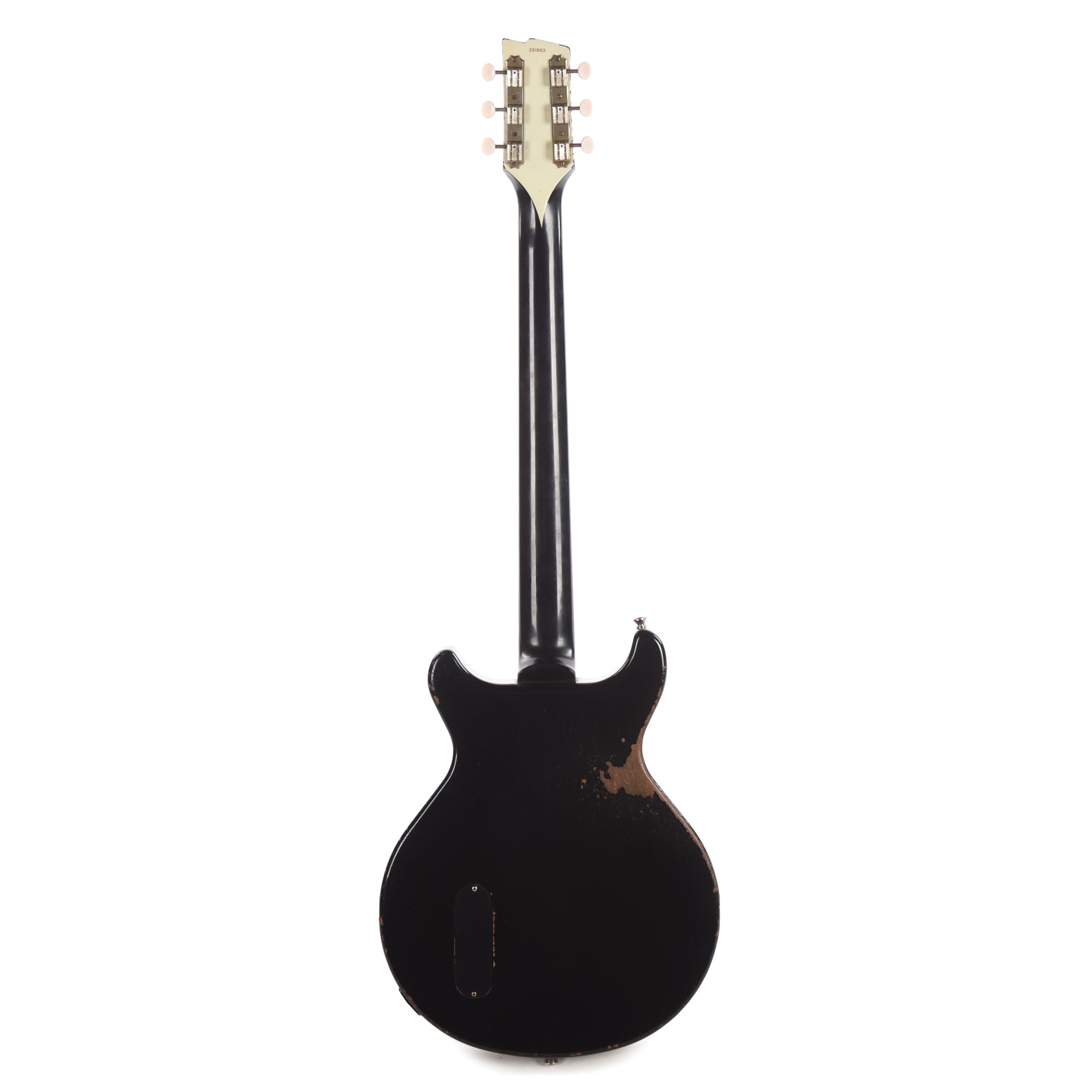 Rock 'N Roll Relics Thunders I Aged Jet Black w/Dogear Black P90 Electric Guitars / Solid Body