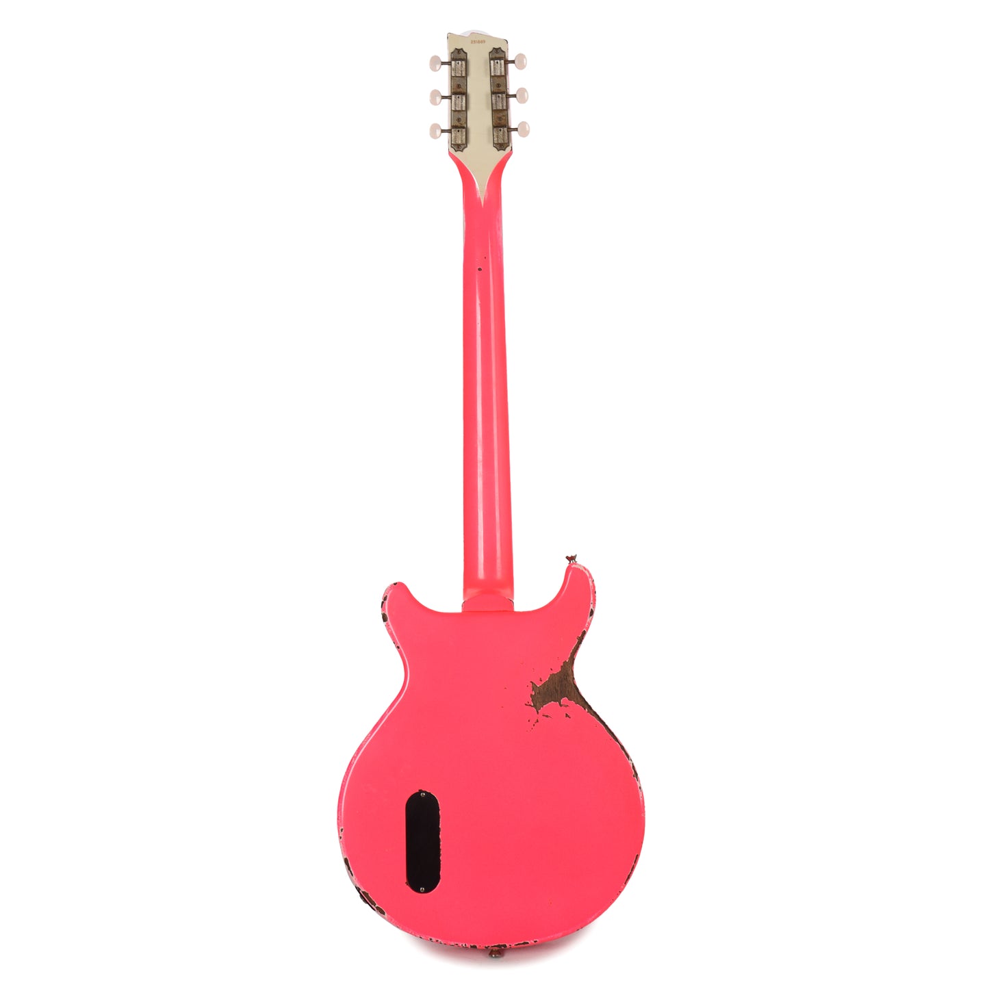 Rock 'N Roll Relics Thunders I Aged Neon Pink w/Dogear Black P90 Electric Guitars / Solid Body