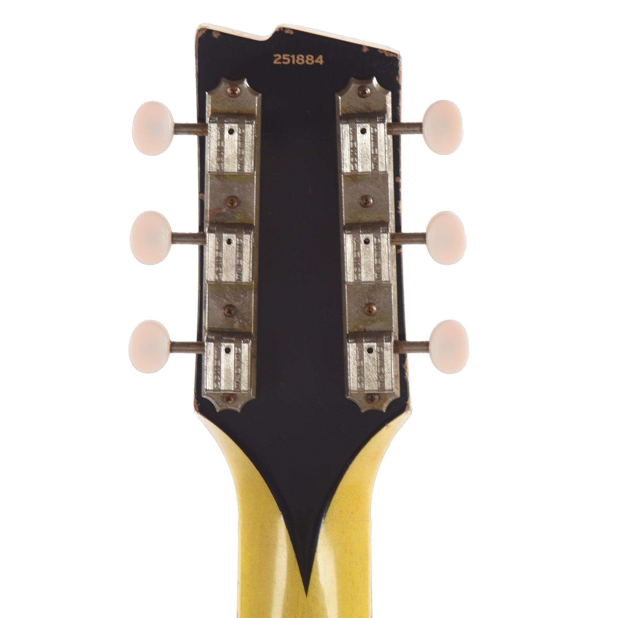 Rock 'N Roll Relics Thunders I Aged TV Yellow w/Dogear Black P90 Electric Guitars / Solid Body