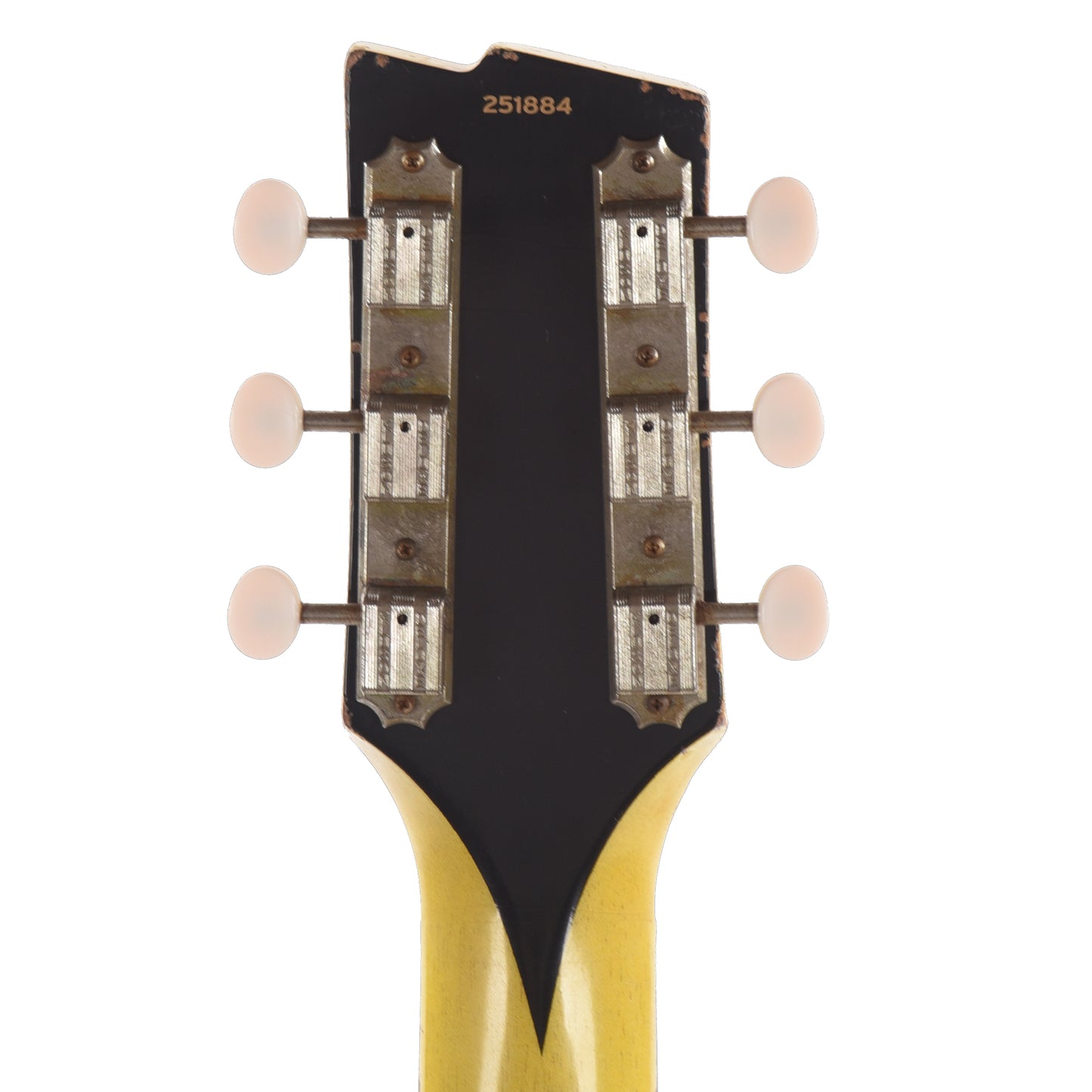 Rock 'N Roll Relics Thunders I Aged TV Yellow w/Dogear Black P90 Electric Guitars / Solid Body