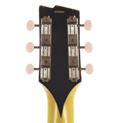 Rock 'N Roll Relics Thunders I Aged TV Yellow w/Dogear Black P90 Electric Guitars / Solid Body